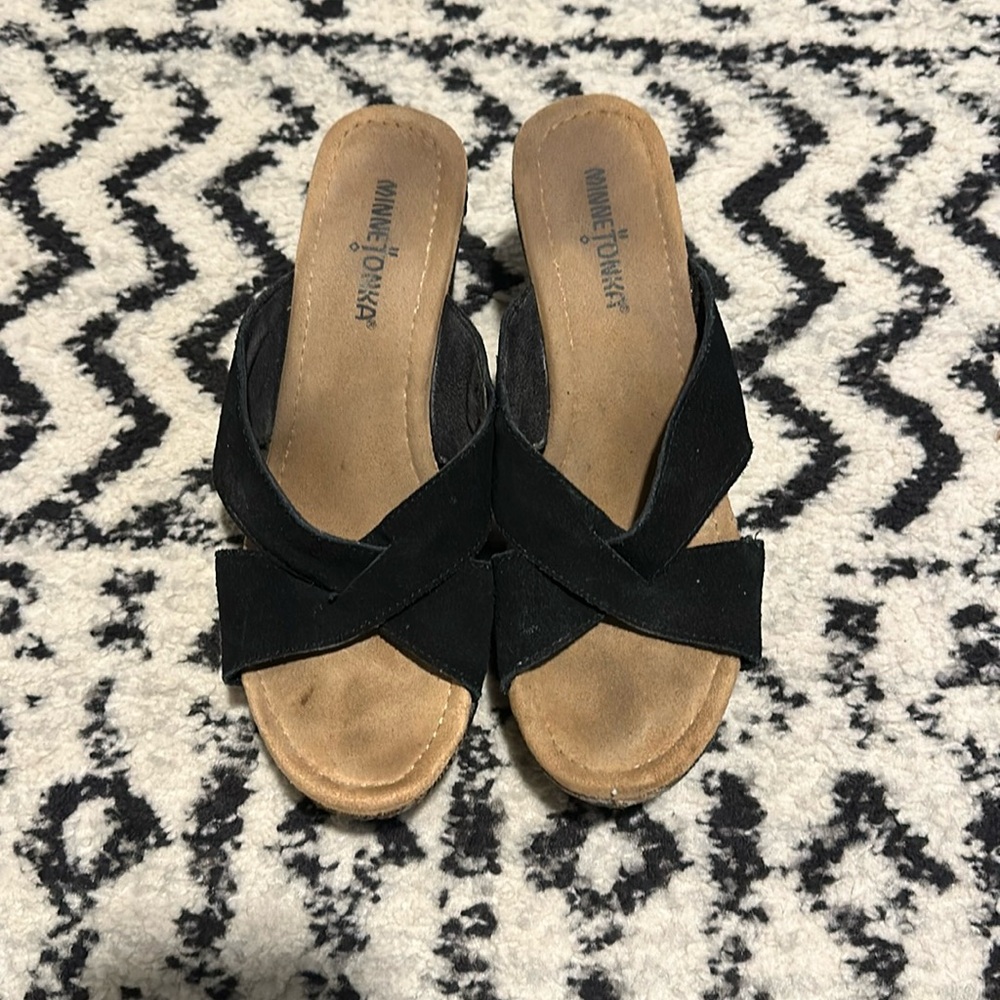 Minnetonka Wedge Sandals